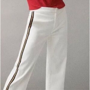 Seafarer White Denim Pants Made In Italy Sz 26